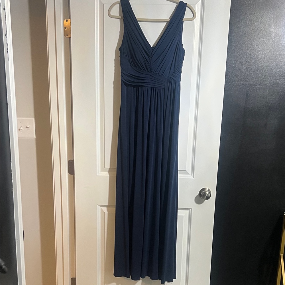 Signature by Sangria Deep Blue Maxi Dress